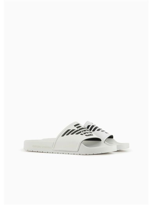 ciabatta uomo bianca EMPORIO ARMANI | XVPS08XN747/D611